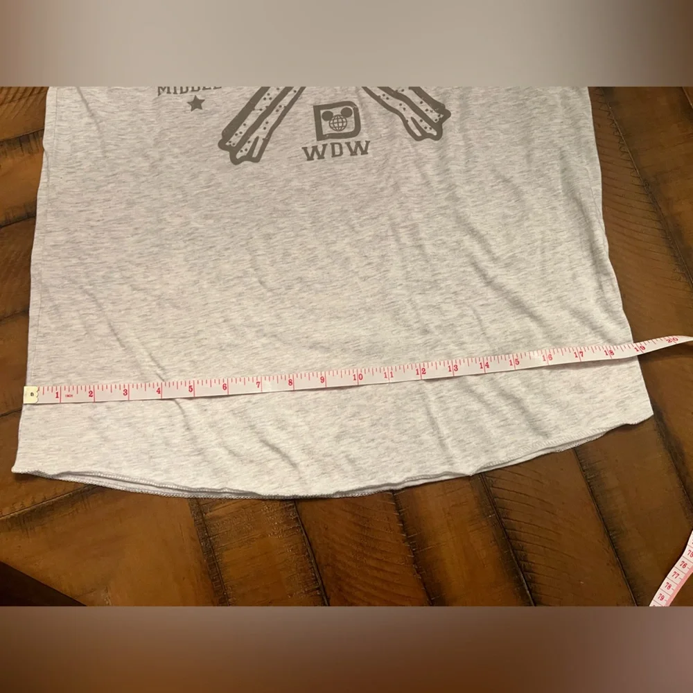 Disney Gray and White Raglan Tee - Picture 6 of 7